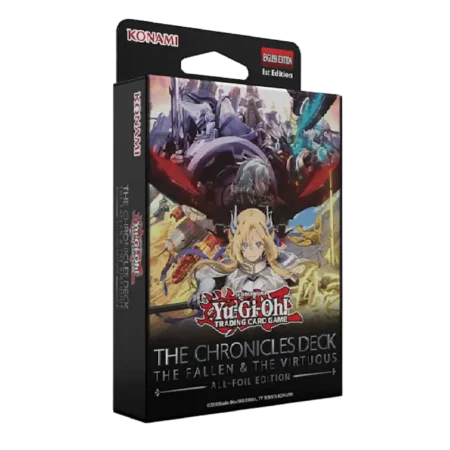 Vanguard Yu-Gi-Oh! The Chronicles Deck The Fallen & The Virtuous - All-Foil Edition - TCG accessories for collectors.