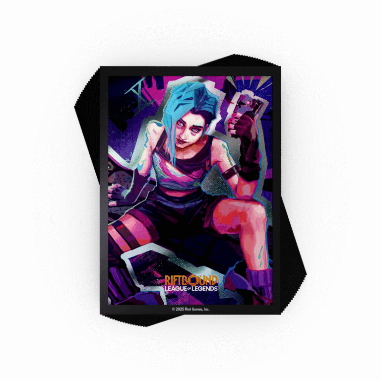 League of Legends TCG — Riftbound: Origins (Set 1) Jinx Art Card Sleeves, 100-pack